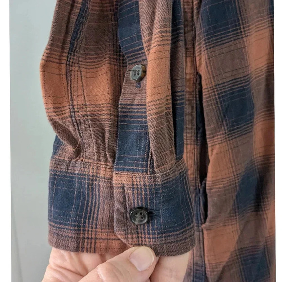 Allsaints Braxon Asymmetrical Plaid Shirt Dress - Picture 5 of 9